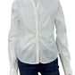 PAIGE White Button-Down Shirt Size M