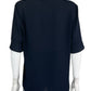 KARL LAGERFELD Navy Blue Blouse Size L