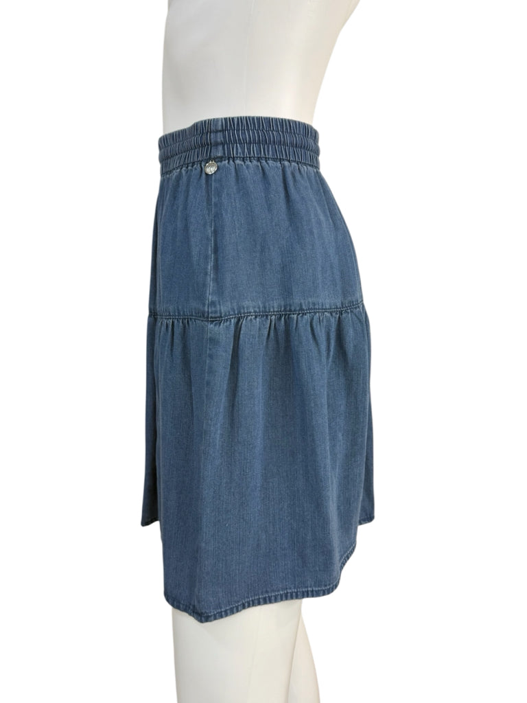 Tommy Bahama Blue Chambray O'Lei Linen Blend Mini Size M
