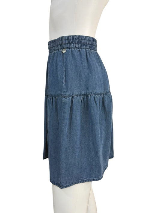 Tommy Bahama Blue Chambray O'Lei Linen Blend Mini Size M