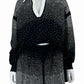 Queen of Sparkles Black Rhinestone Two Piece Set Size XS