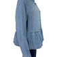 J. Jill NWT Blue Chambray Blouse Size L