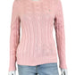 Vineyard Vines Pastel Pink Cable Knit Sweater Size S