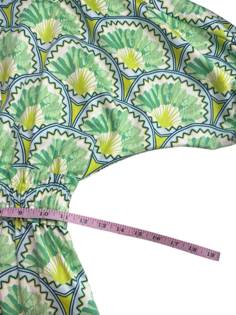 Emily McCarthy NWT Green Deco Palm Palmer Dress Size XS