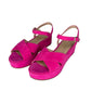 Kate Spade New York Pink Bunton Suede Platform Sandals Size 6