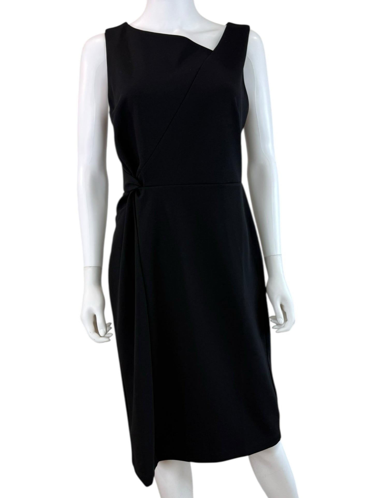 Talbots Black Cocktail Midi Dress Size 6