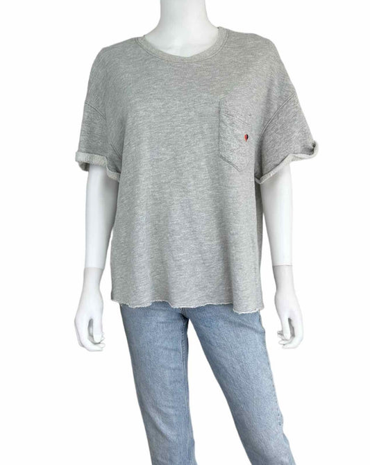 SUNDRY Gray Terry Tee Size L