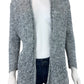 EILEEN FISHER Gray 100% Cotton Sweater Cardigan Size M