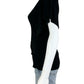 TRINA TURK Black One Shoulder Top Size S