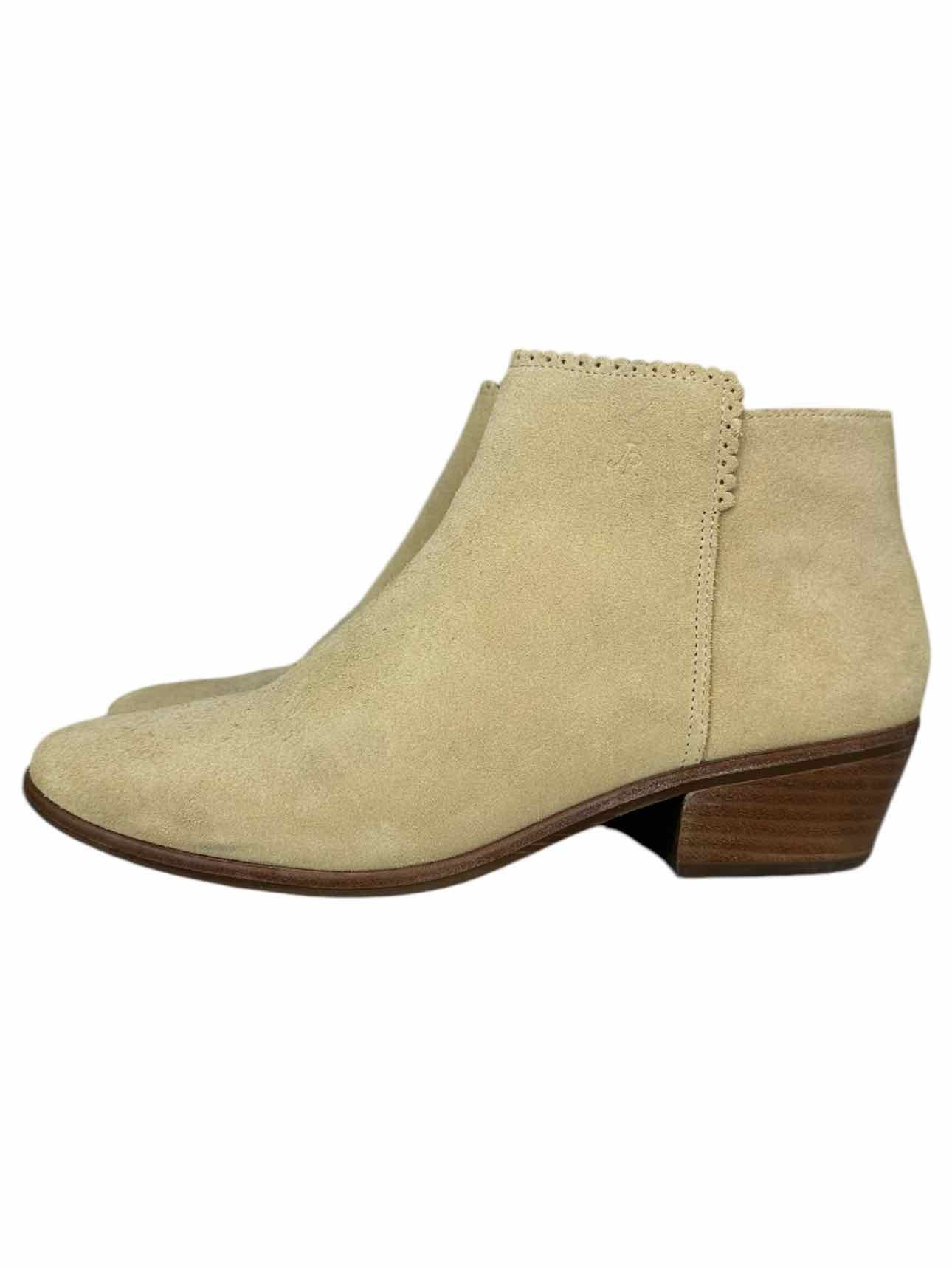 Jack Rogers Cream Suede Bailee Booties Size 9