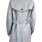 cabi Pastel Blue TANNER Trench Coat Size M