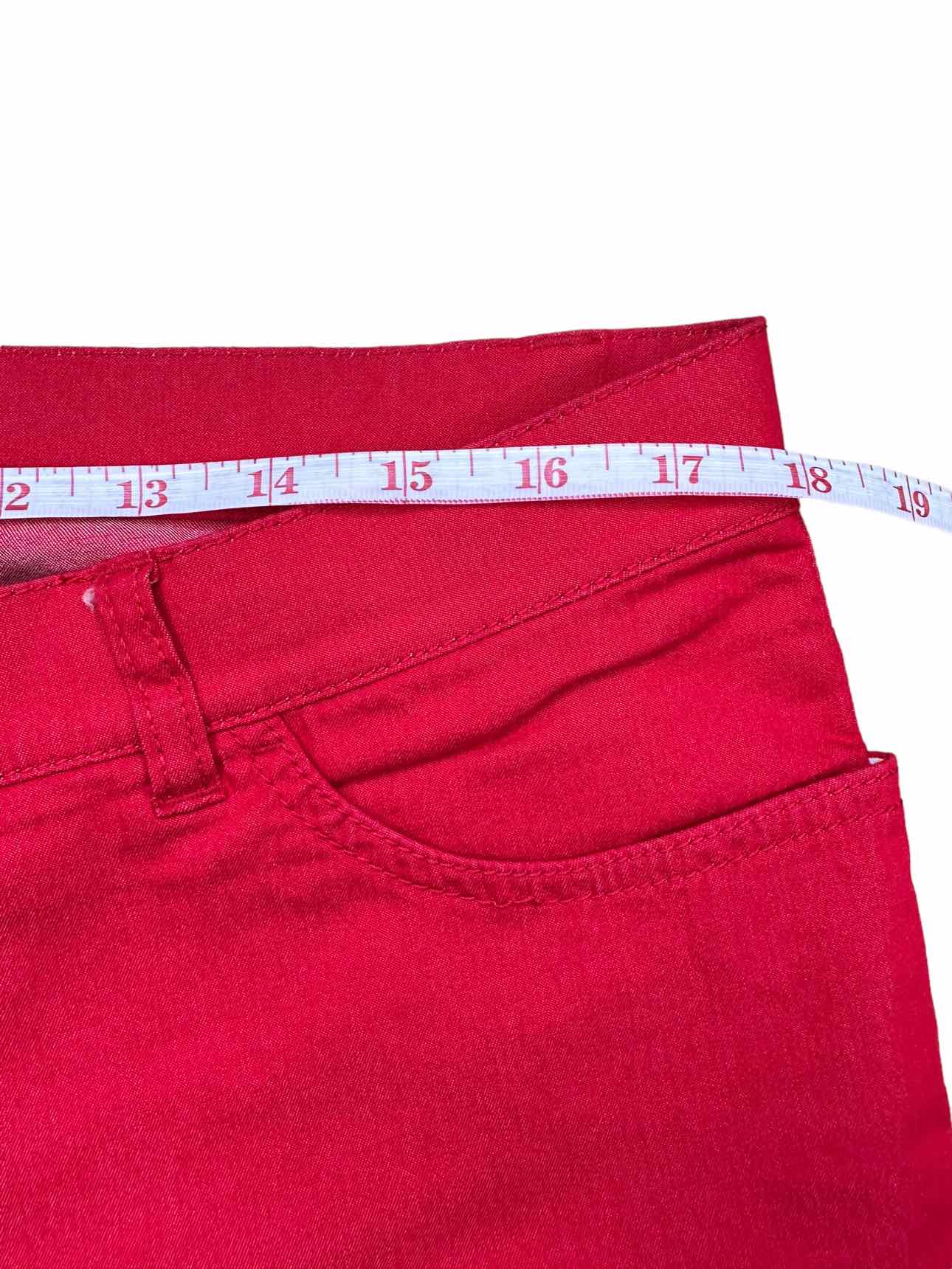 LAFAYETTE 148 NEW YORK Red Jeans Size 14