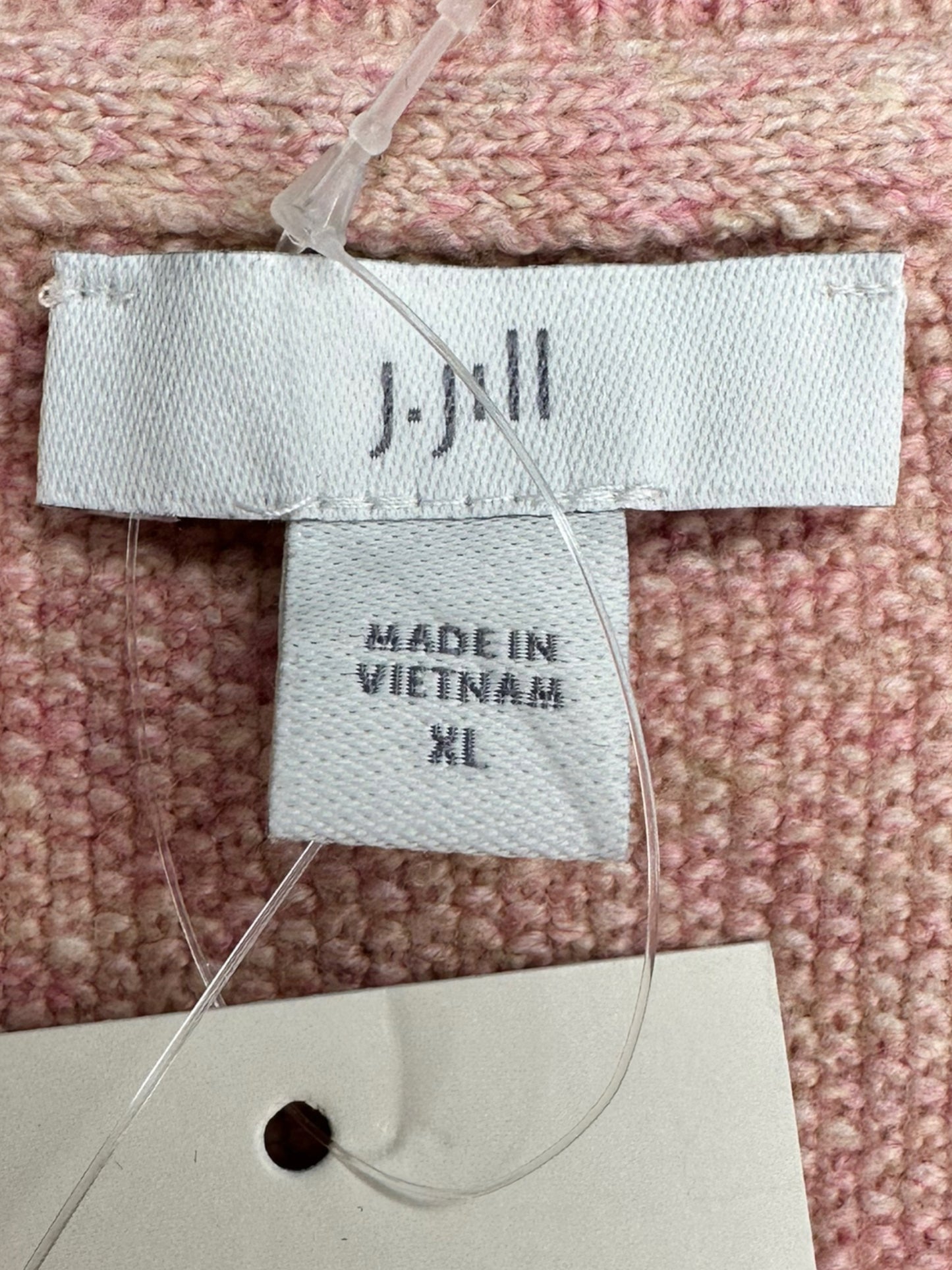 J. Jill NWT Pink Cable Knit Sweater Size XL