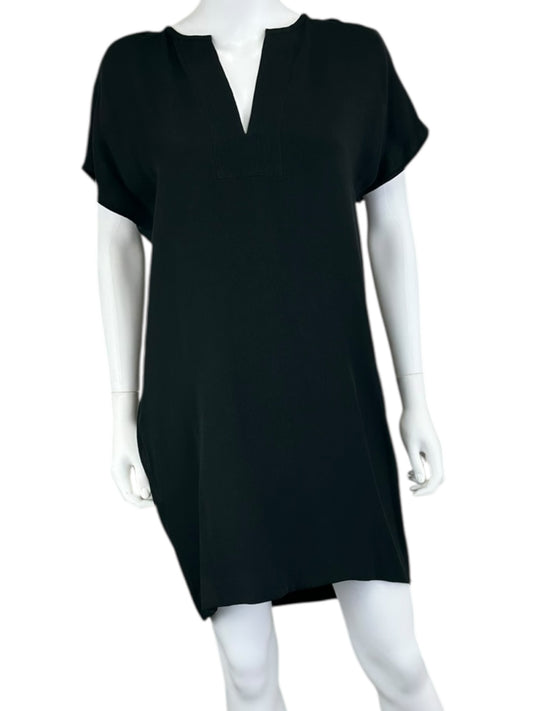 vince. Black Mini Dress Size M