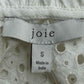 joie White 100% Linen Blouse Size S