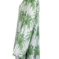 TAHARI Size Green Palm Linen Top 2X