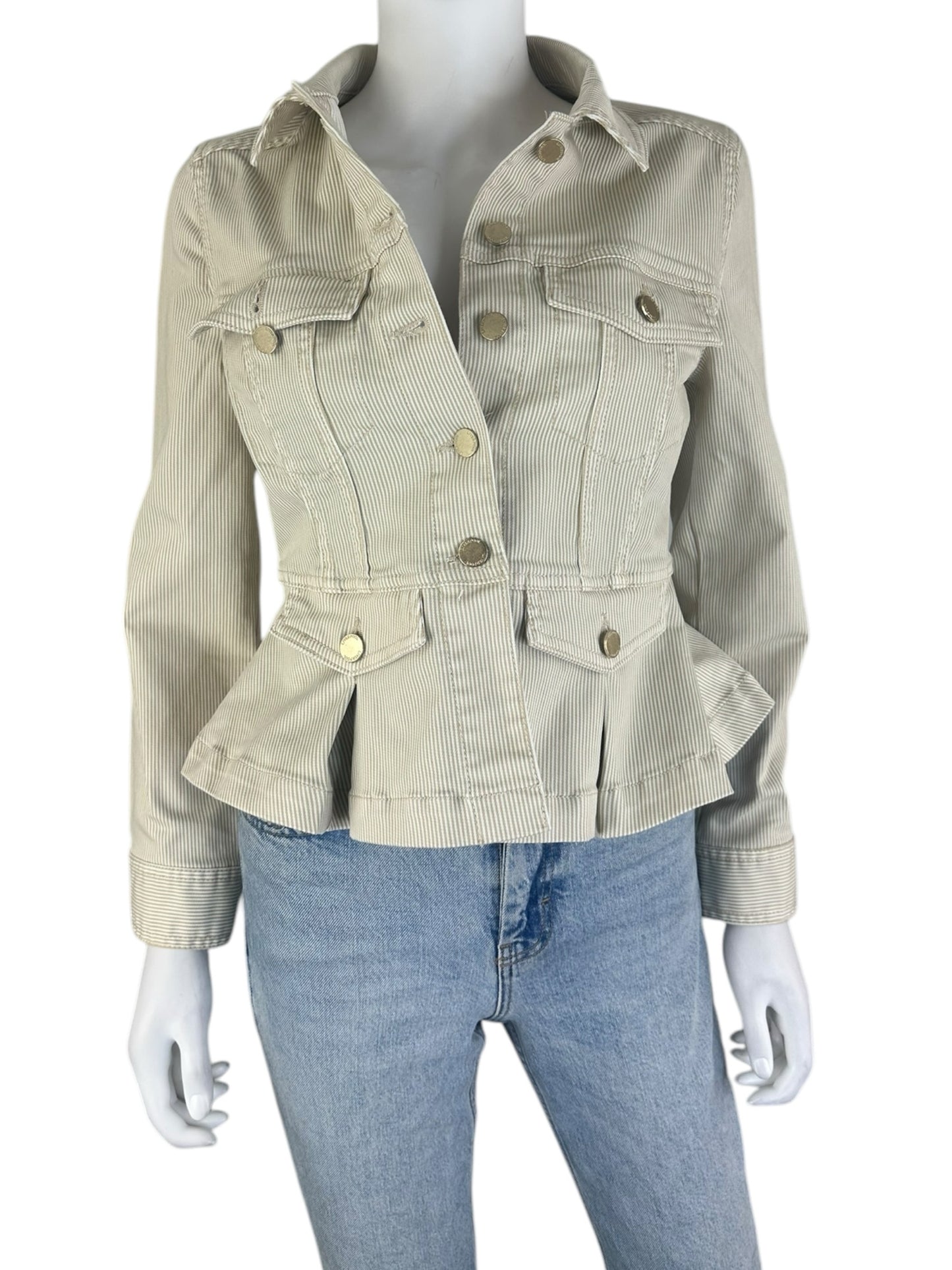 NWT Liverpool Khaki Jacket White Size xsp