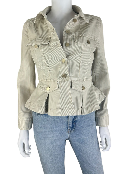 NWT Liverpool Khaki Jacket White Size xsp