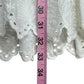 anthropologie Cream Crochet Eyelet Sundress Size S