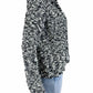 EILEEN FISHER Black and White Textured Cardigan Size XS