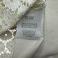 EQUIPMENT White Lace Button Down Tank Size M