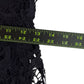 Astr Navy Blue Crochet Lace Cocktail Dress Size S