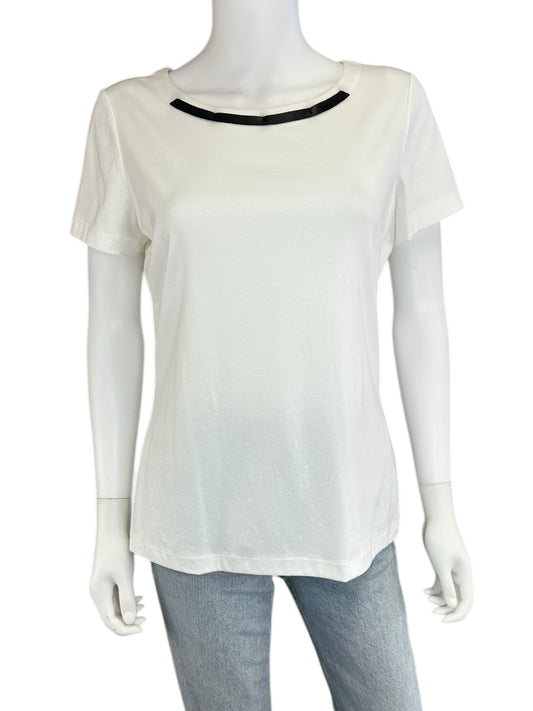 LAFAYETTE 148 NEW YORK White Tee Size L