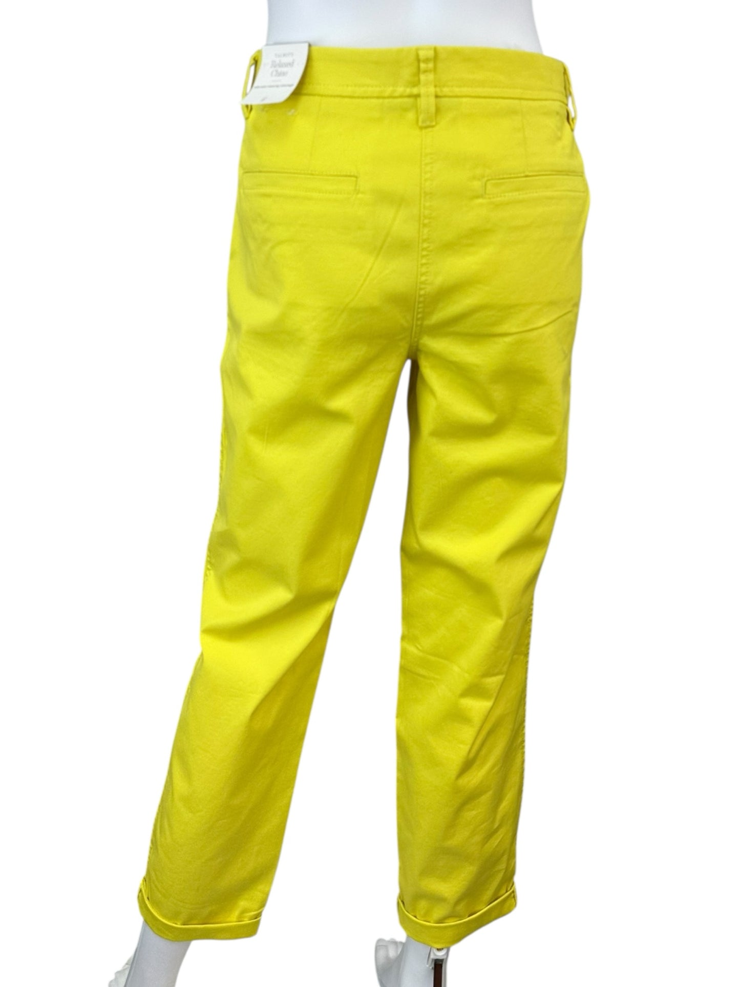 Talbots NWT Yellow Supersoft Chino Size 6