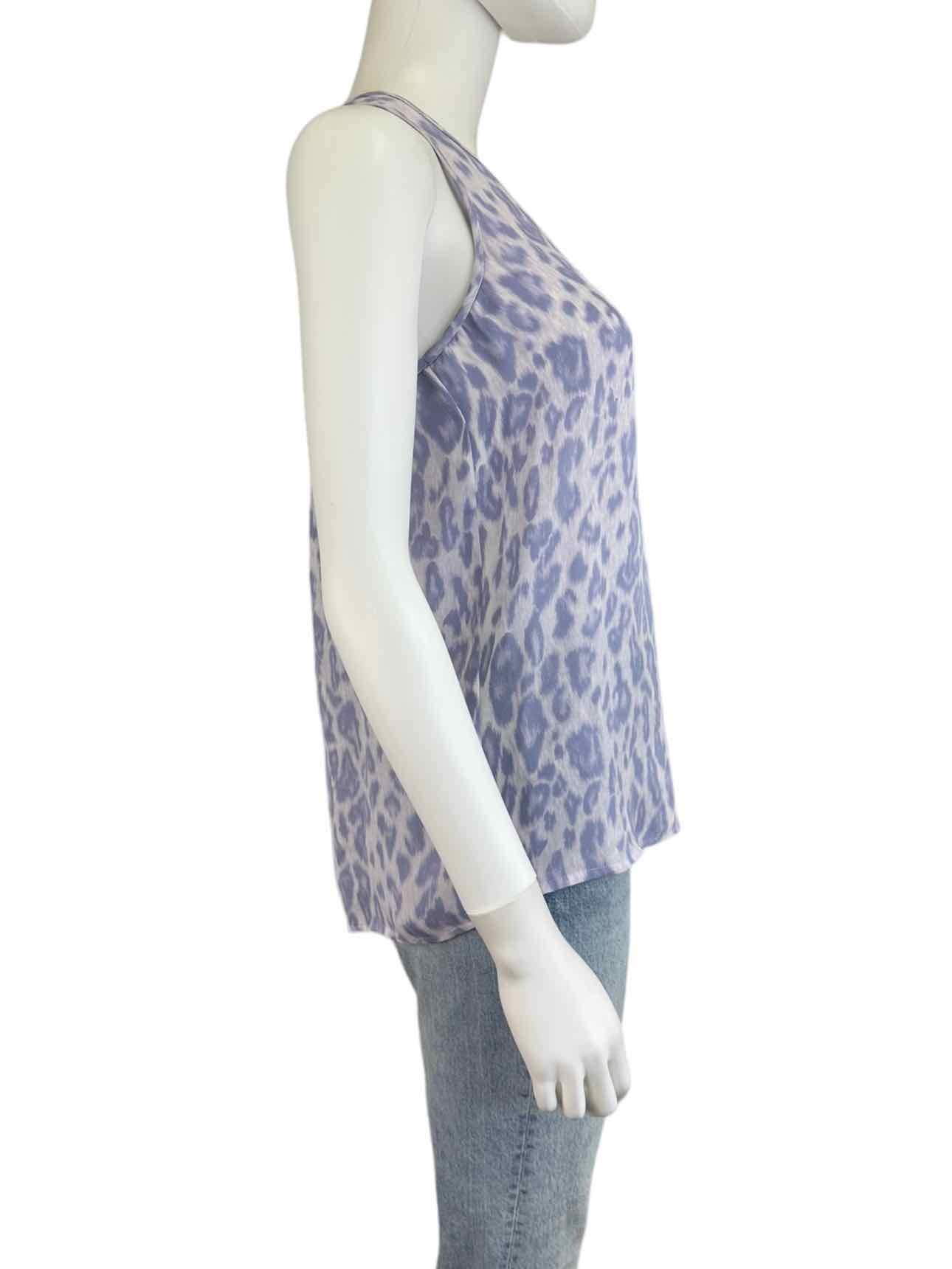 Joie 100% Silk Leopard Print Shell Size XXS