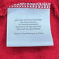 Tory Burch Red Ruffle Blouse Size XL