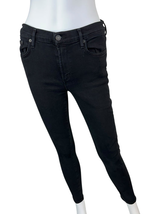 AGOLDE Black High Rise Sophe Skinny Jeans Size 28
