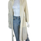WHITE + WARREN Ivory 100% Cashmere Sweater Cardigan Size L