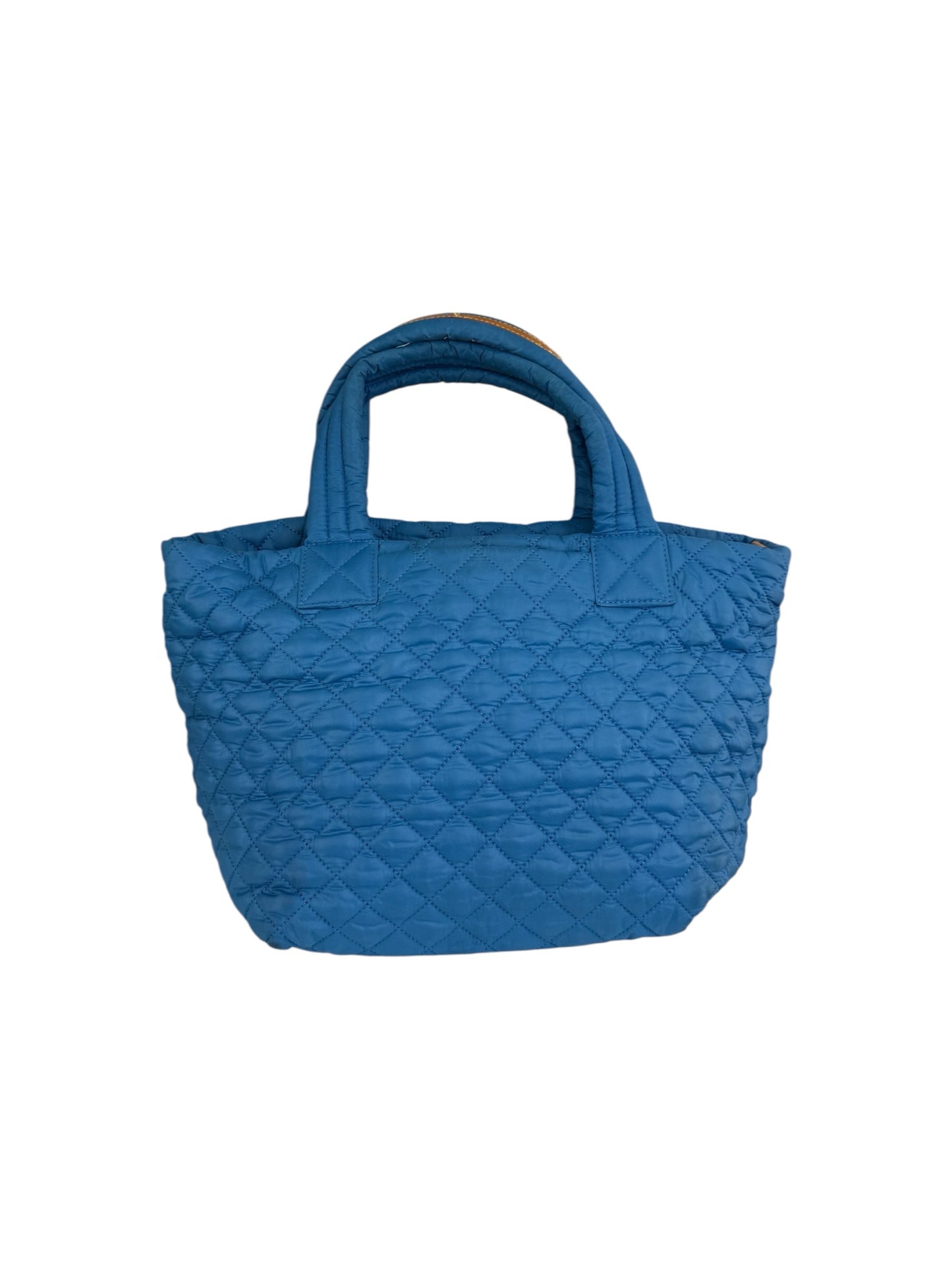 MZ WALLACE  Blue Quilted Medium Sutton Deluxe Designer Handbag