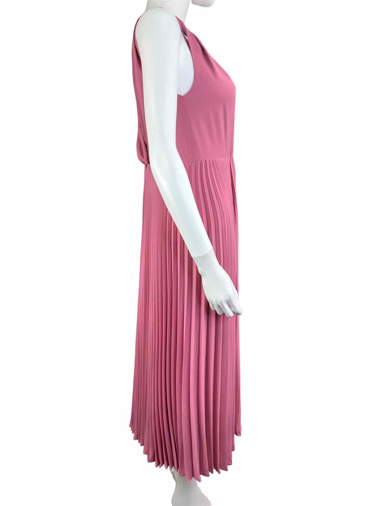 vince. NWT Pink Pleated Midi Dress Size 6