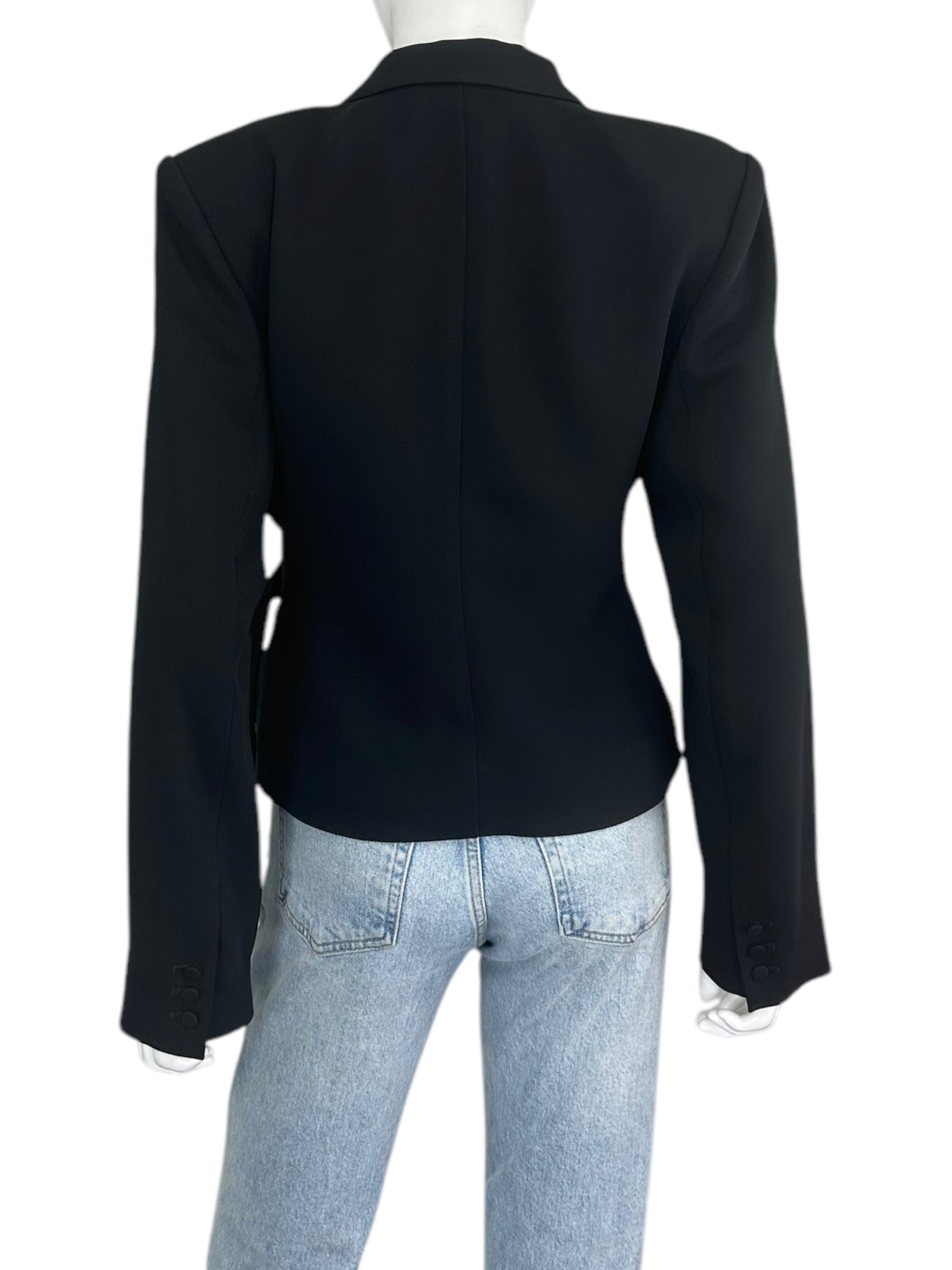 & other stories Black Wrap Jacket Size 10