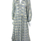 Alix of Bohemia Blue 'Saranna' 100% Cotton Maxi Dress Size S