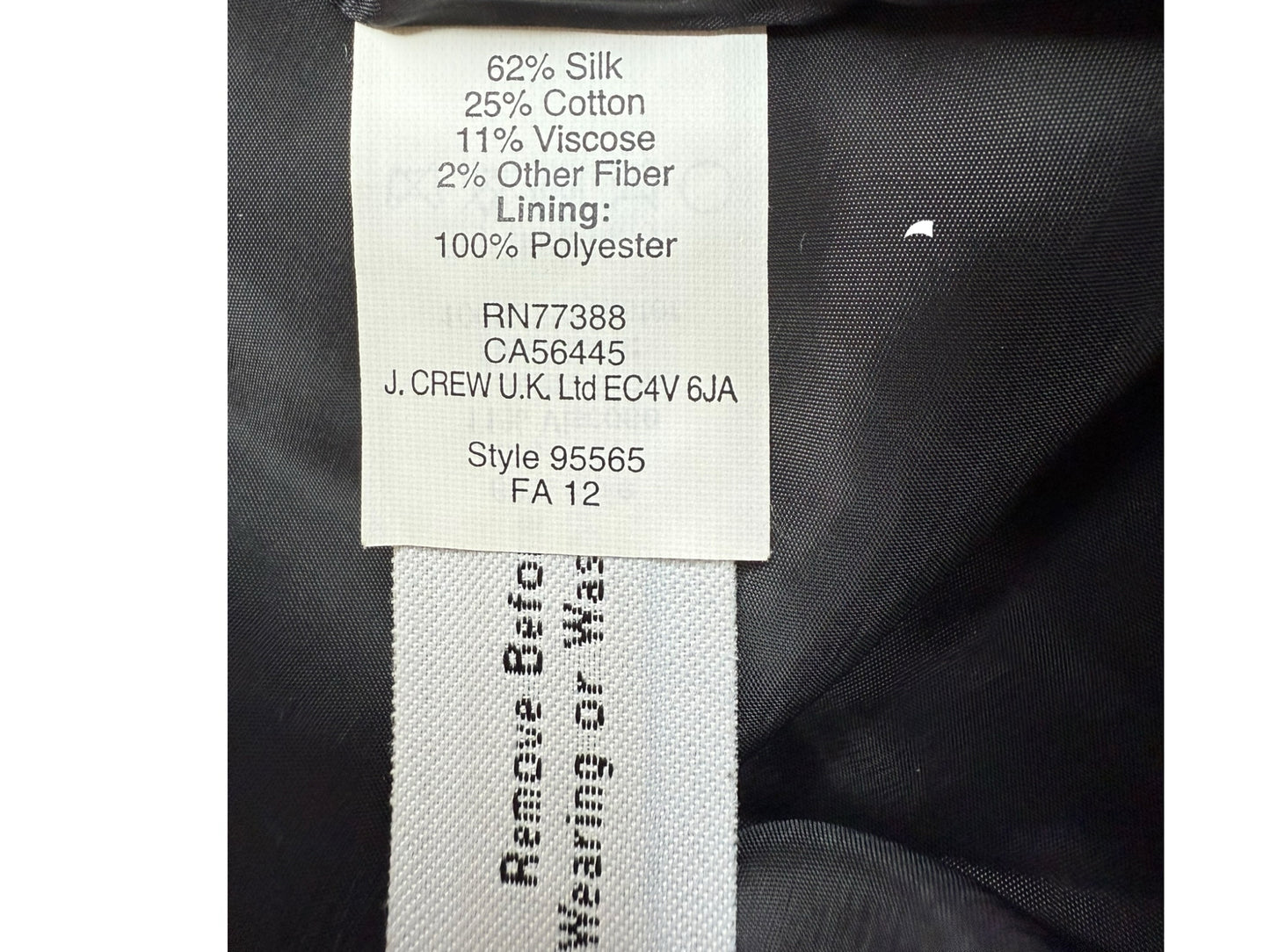 J. Crew Blue Tweed Mini Skirt Size 2