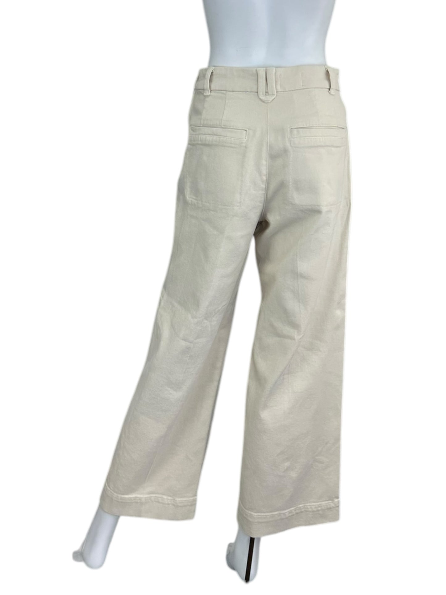 pilcro Cream Wide Jeans Size 26