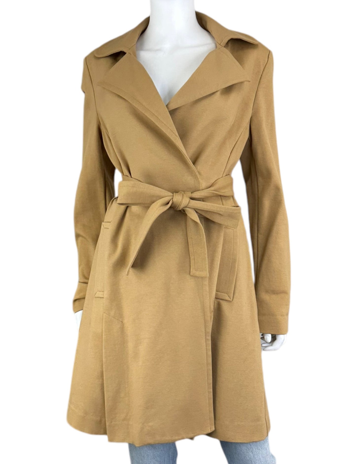 cabi Brown Casablanca Trench Coat Size M