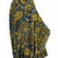 boden Blue Paisley Knot Detail Jersey Knit 2-piece Skirt Set Size 10