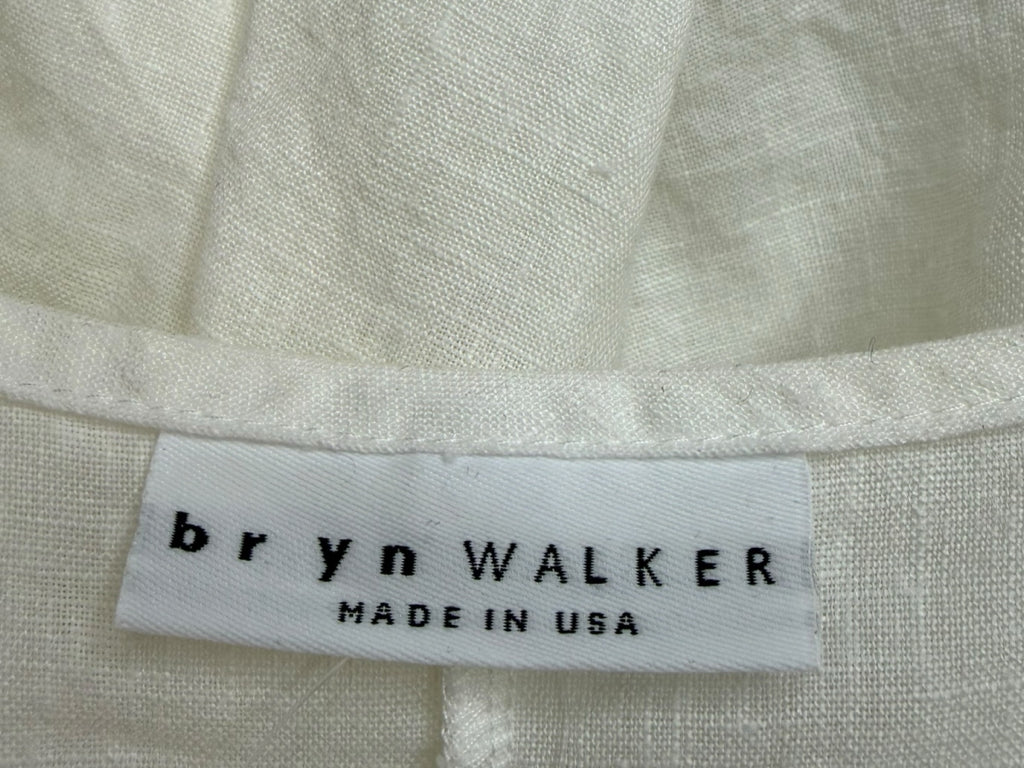 bryn walker White 100% Linen Tunic Size XL