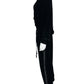 bella dahl Black Velvet Jogger Track Suit Set Size M
