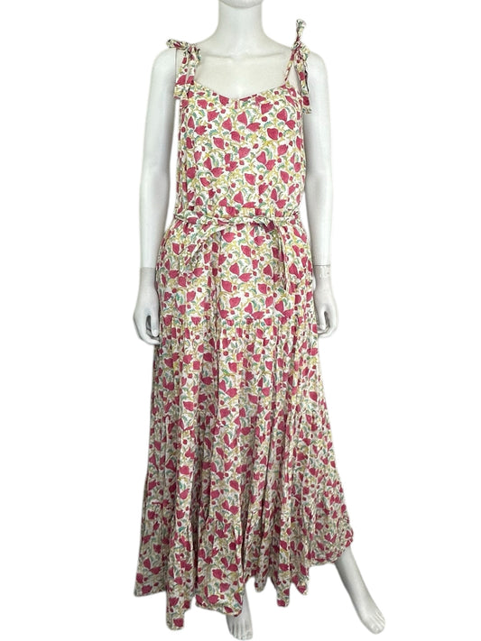 BEAU & RO Multi Colored Floral Maxi Size M