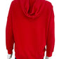 alice & olivia Red Vernie LOVE Graphic Hoodie Size XS