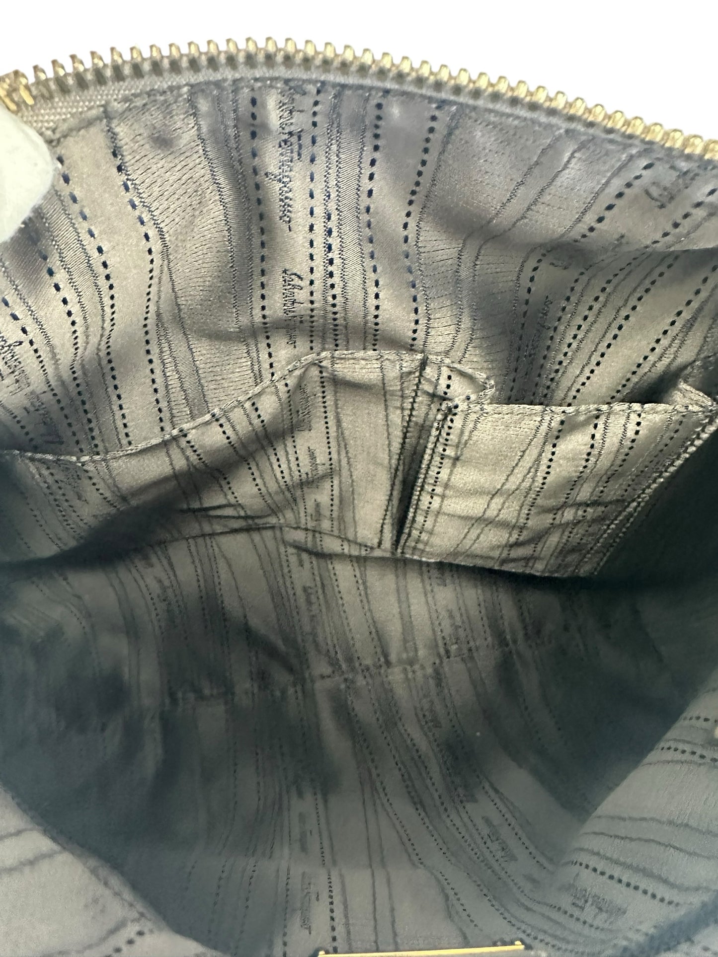 Salvatore Ferragamo Grey Purple Purse
