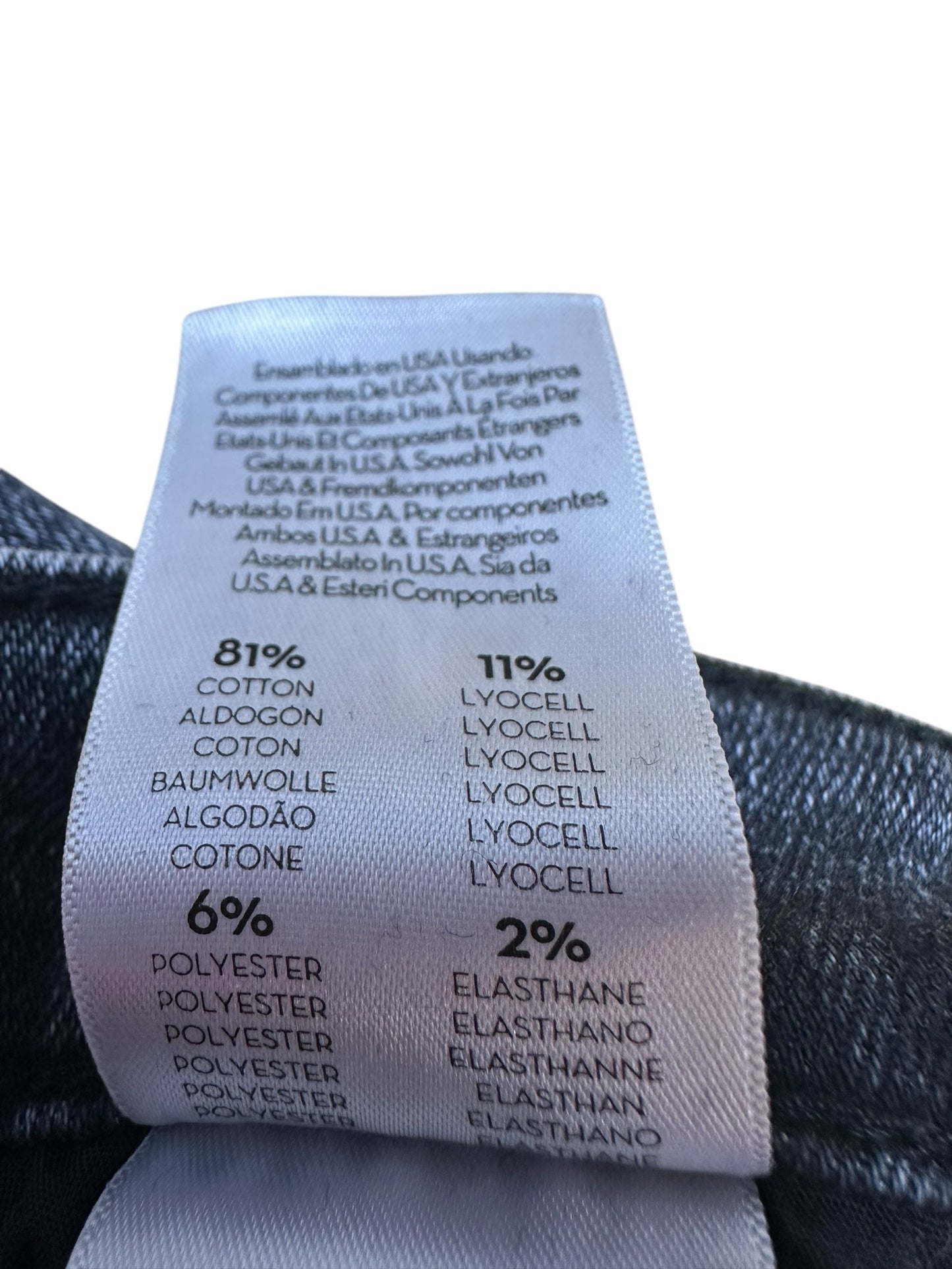 MOTHER  Black Cropped Jeans Size 24