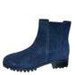 Talbots New Navy Blue Tish Suede Ankle Booties Size 6.5