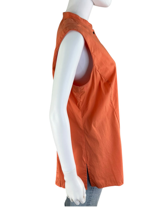 LAFAYETTE 148 NEW YORK Orange Button Down Size 14