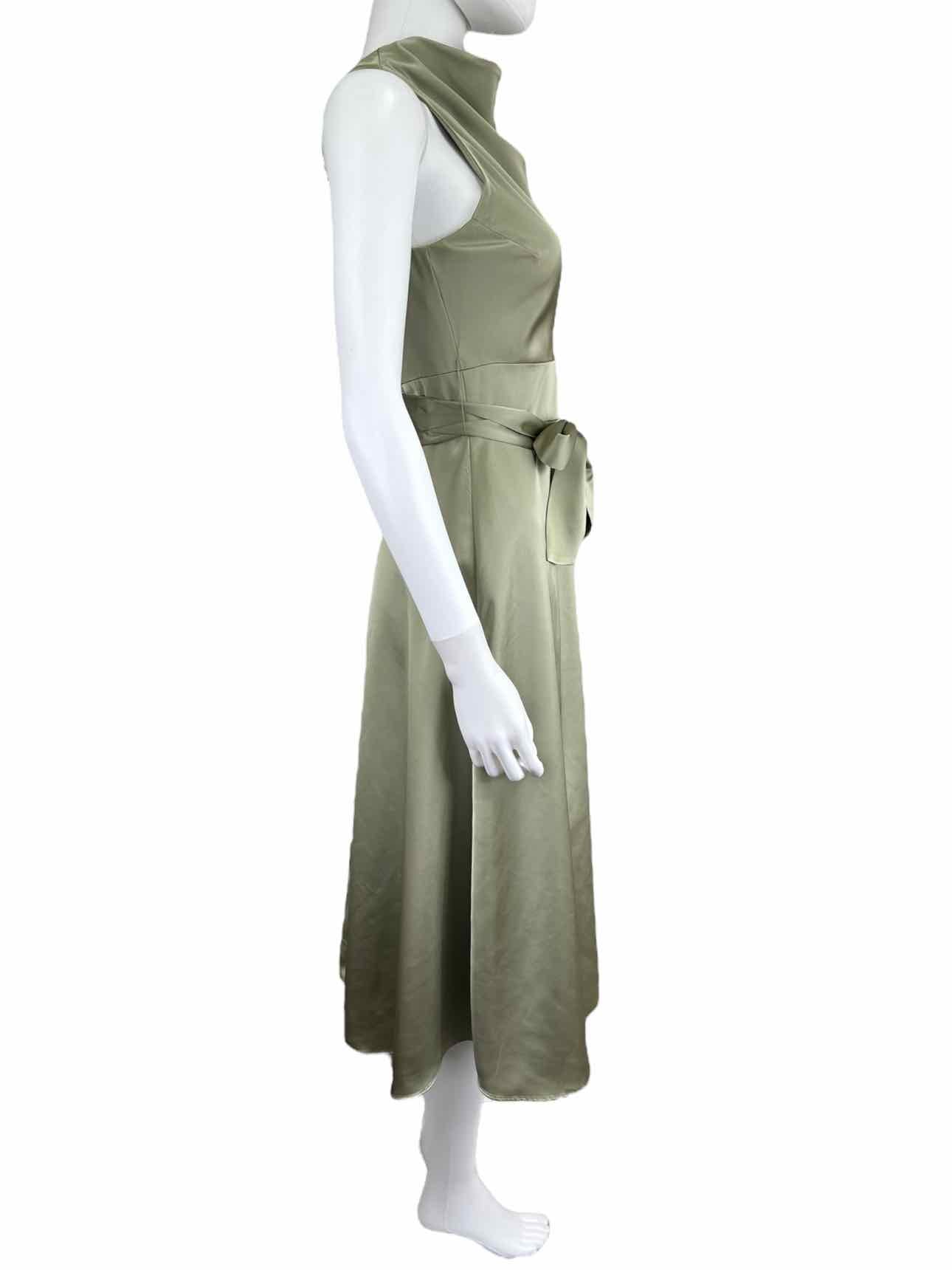 ANTONIO MELANI Green Halter Cocktail Dress Size 0