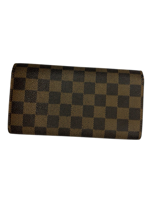 Louis Vuitton Brown Sarah Damier Ebene Wallet